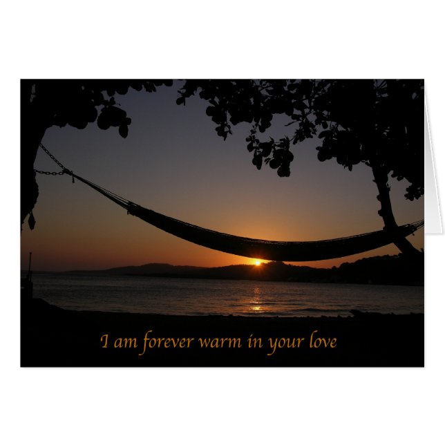 Card - Love - Forever Warm (Front Horizontal)
