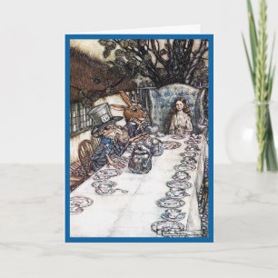 Card: Mad Hatter Tea Party - Alice in Wonderland Card