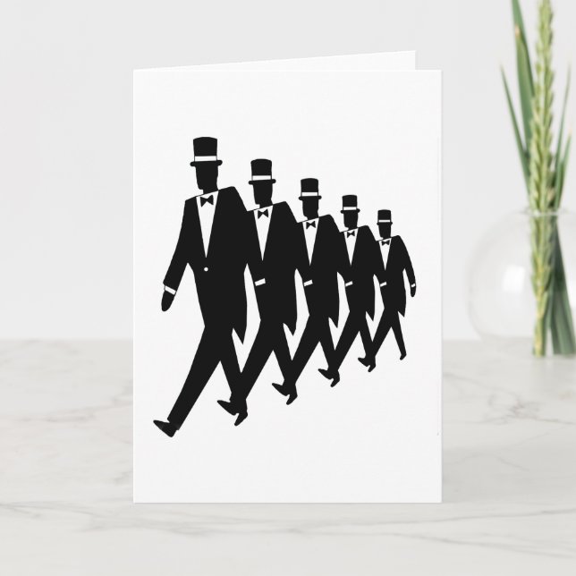 Card: March of the Tuxes Card (Front)