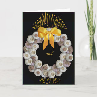 Card Medicine against Vampire Garlic wreath