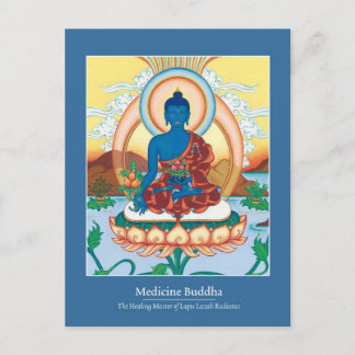 CARD Medicine Buddha - with beautiful back