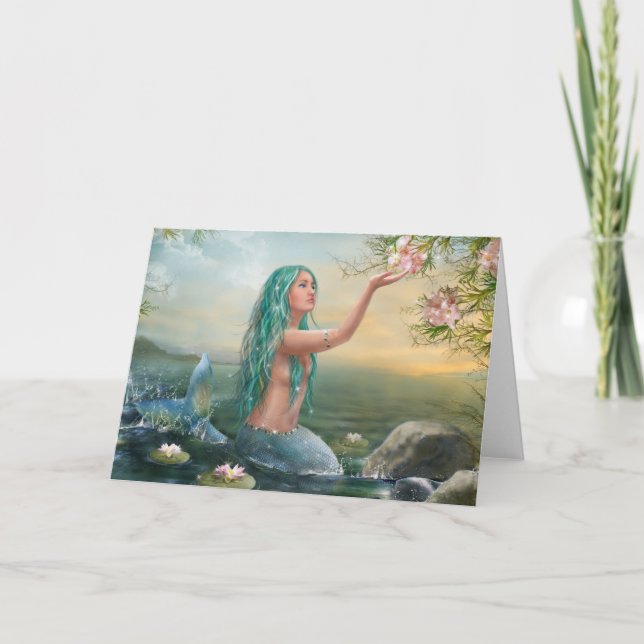 Card " Mermaid Ariel " (Front)