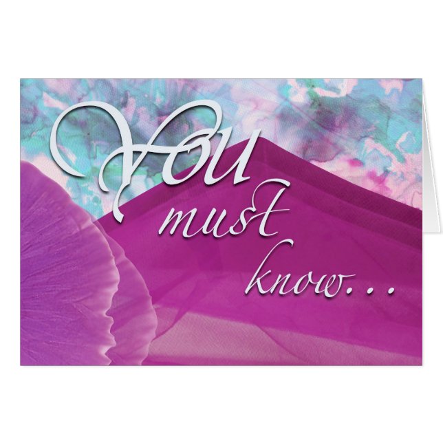 Card Message: Physical Change Can't Steal Beauty (Front Horizontal)