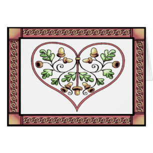 card - oakleaf heart card by talkingfox
