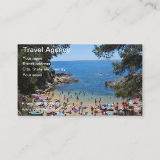 card of travel agency