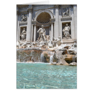 Card of Trevi Fountian