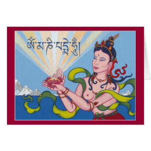 CARD Offering Goddess (Dakini) - with explanation