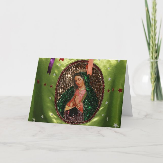 CARD: Our Lady of Guadalupe in Cloth, MEXICO Card (Front)
