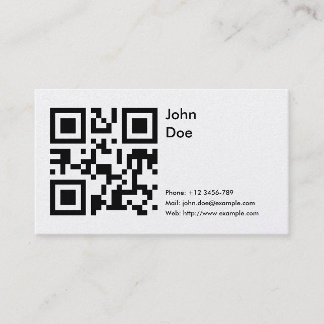 Card (phone, email, web) (Front)