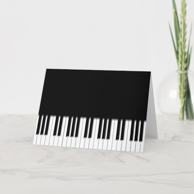 Card - Piano Keyboard (Front)
