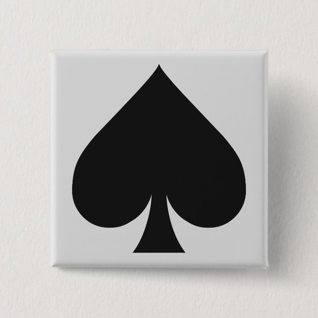 Card Player buttons - Spade (Front)