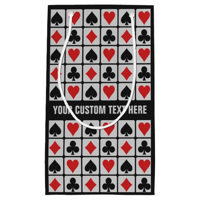 Card Player custom gift bags (Front)