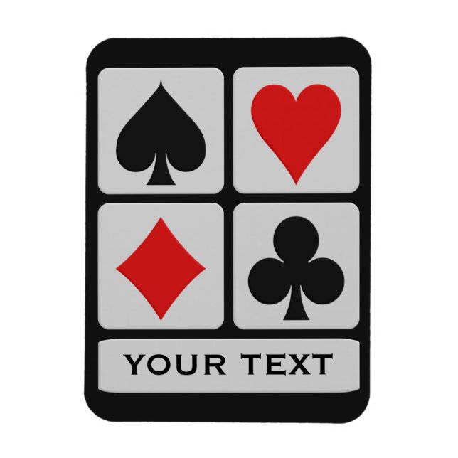 Card Player custom magnet (Vertical)