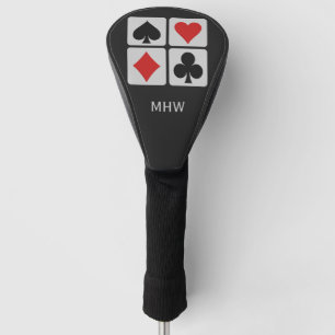 Card Player custom monogram driver cover