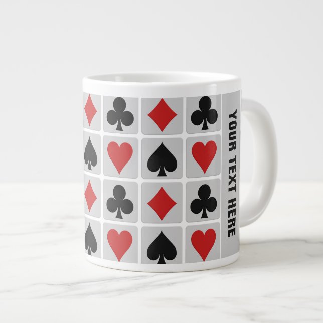 Card Player custom mugs (Front Right)