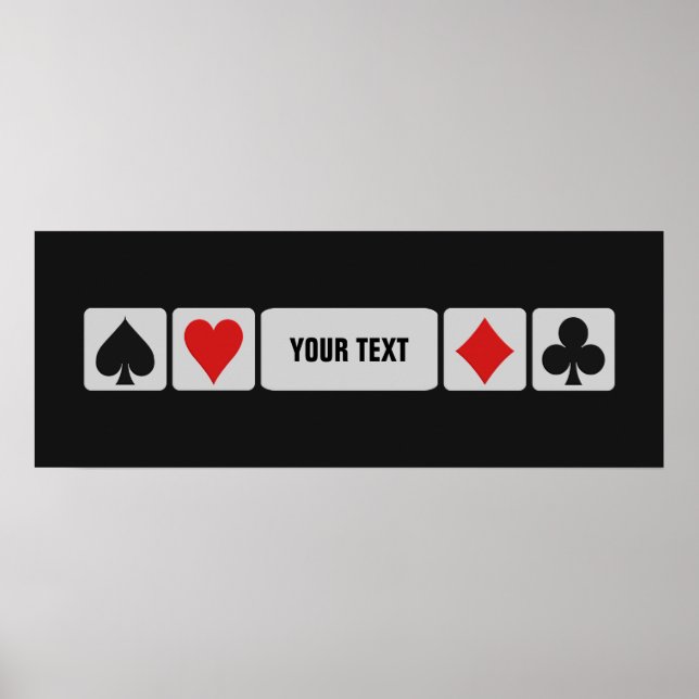 Card Player custom poster (Front)