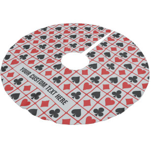 Card Player custom tree skirt