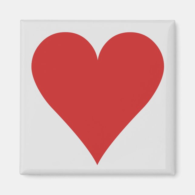 Card Player magnets - Heart (Front)