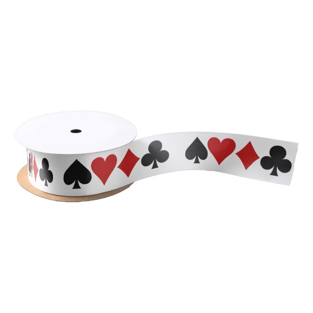 Card Player ribbon Satin Ribbon (Spool)