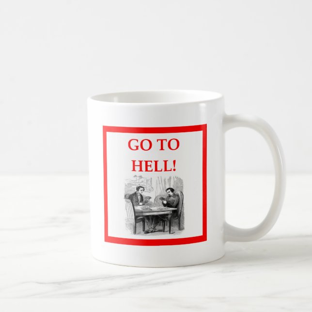 card players coffee mug (Right)