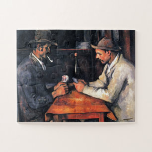 Card Players Paul Cezanne Painting Art Jigsaw Puzzle