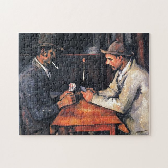 Card Players Paul Cezanne Painting Art Jigsaw Puzzle (Horizontal)
