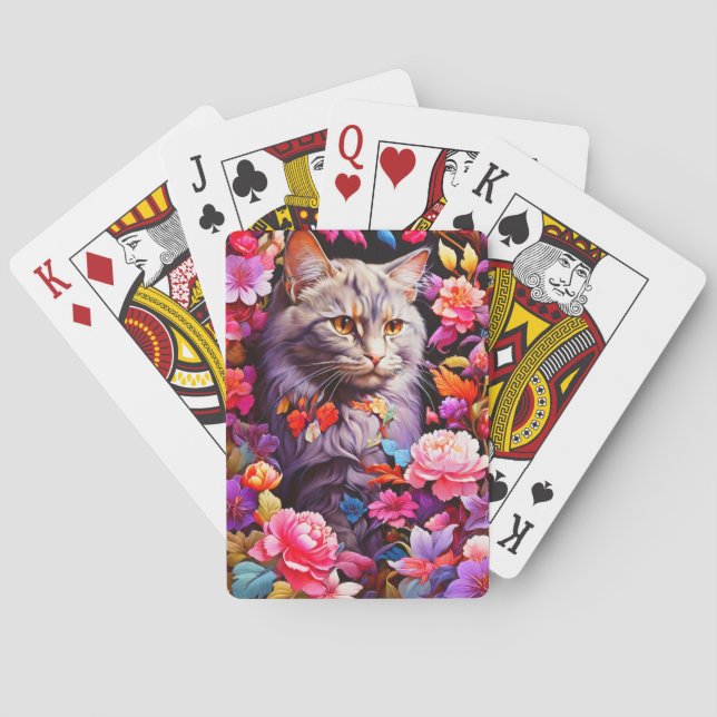 Card Poker for Cat Lovers (Back)