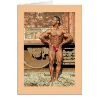 Card, "Randy Jackson by the Train"14A