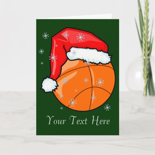 Card - Santa Basketball (Front)