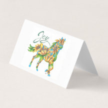 Card Set Sunflower Joy Horse By Sherry Jarvis