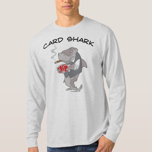 Card Shark Gambling T-Shirt (Front)