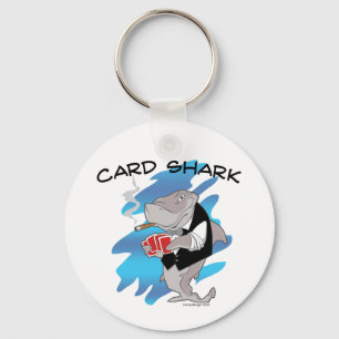 Card Shark Graphic Key Ring