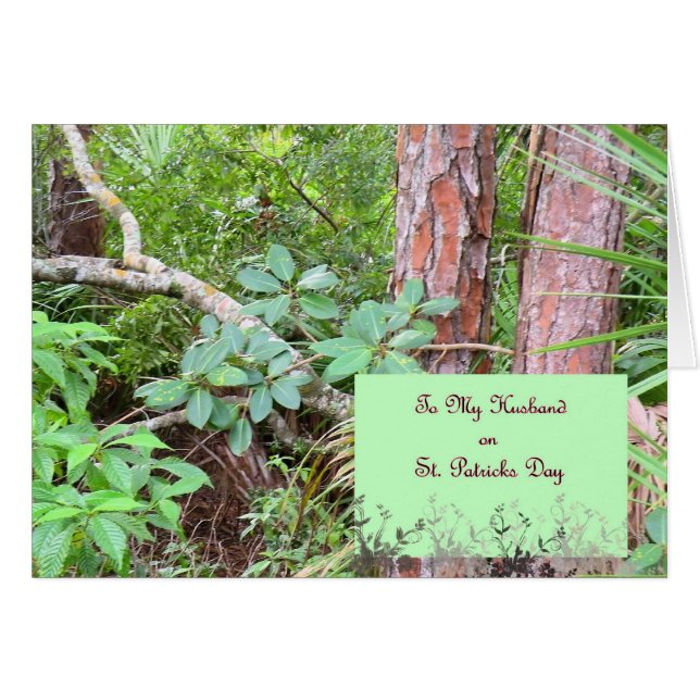 Card St. Patrick's Day for Husband (Front Horizontal)