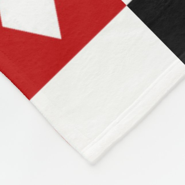 Card suit pattern game room decor blanket (Corner)