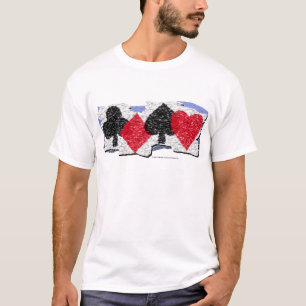 Card Suits Banner T-Shirt