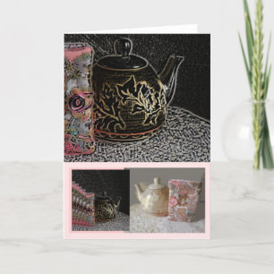 Card - Teddy Bears Books and Tea