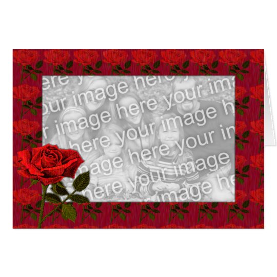 Card Template - RED ROSES
