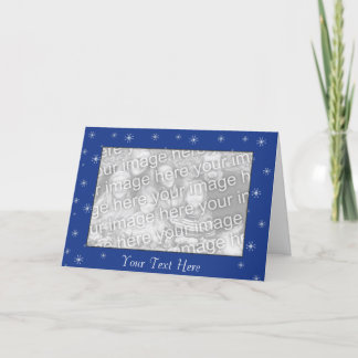 Card Template - Snowflakes