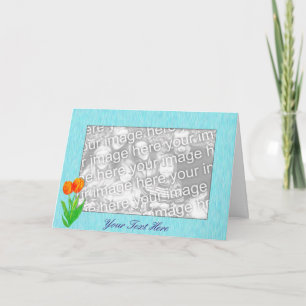Card Template - Spring Tulips