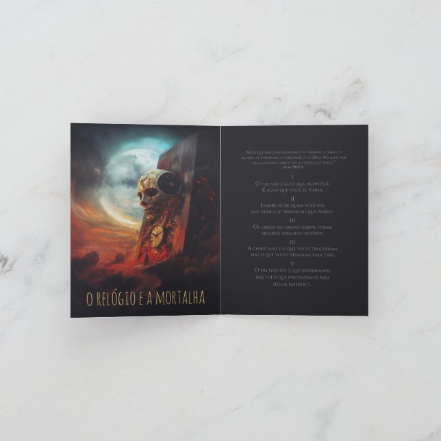 Card The Clock and the Mortgage (Inside)