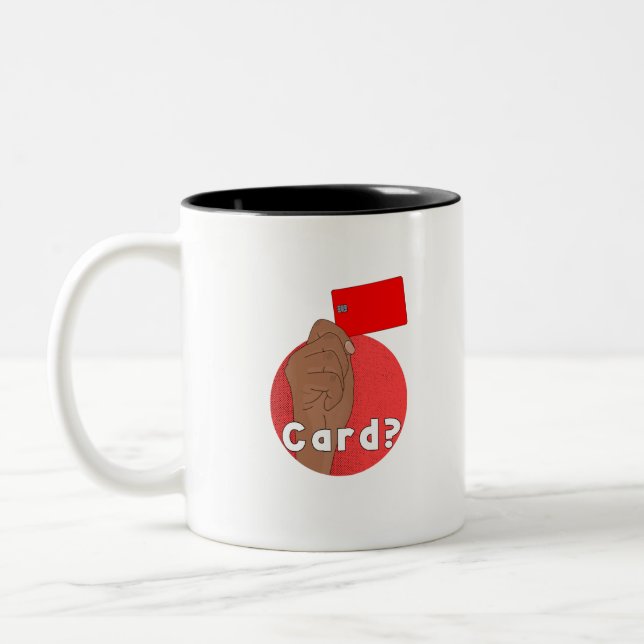 Card Two-Tone Coffee Mug (Left)