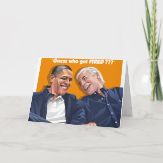 Card version of Guess who got FIRED???