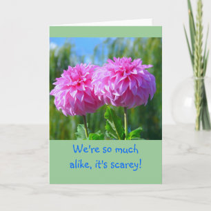 card, "We're So Much Alike It's Scarey!" Card