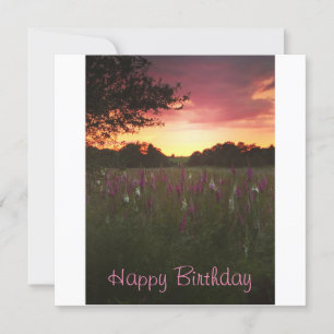 Card Wild Foxglove Meadow