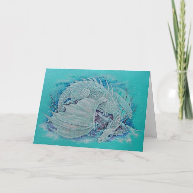 Card - Winter Dragon (Front)