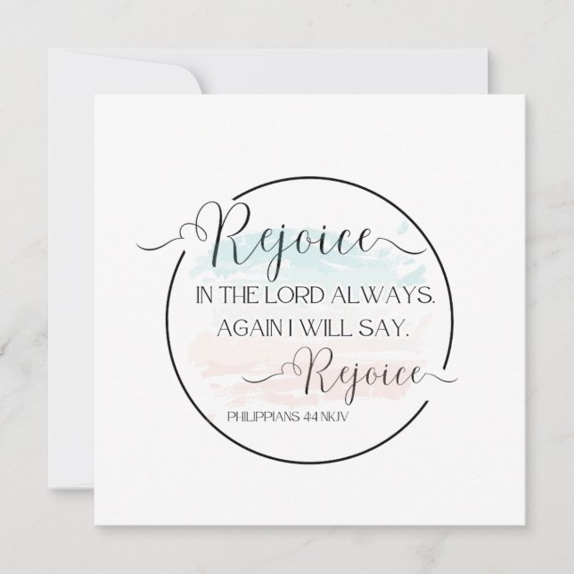 Card with Bible Verse  (Front)