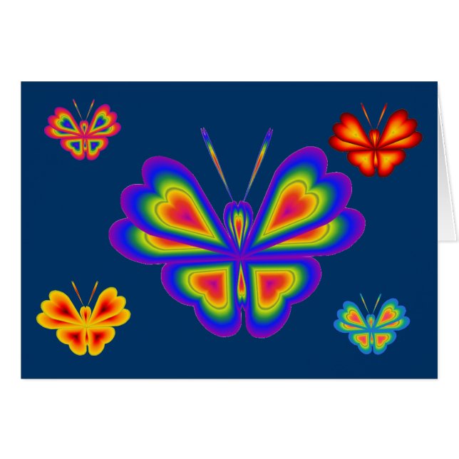 Card with butterflies1.1 (Front Horizontal)