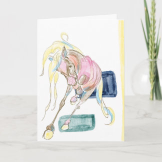Card with horse demotive, gift card