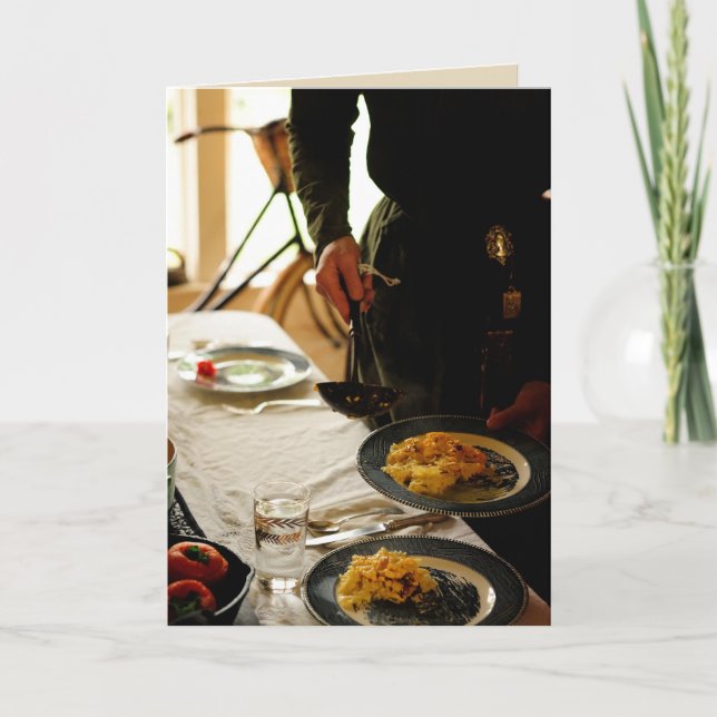 Card with recipe (Front)