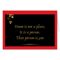 Card with text